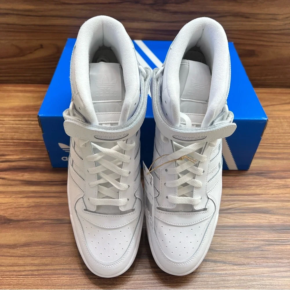 Adidas Forum Mid Triple White FY4975 Sz12 - Picture 4 of 6